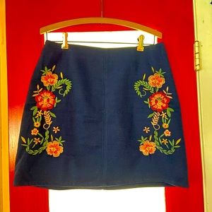 Francesca’s beautiful, embroidered skirt. NWT